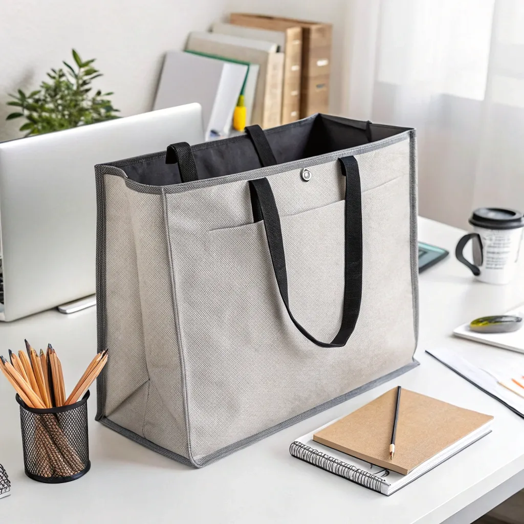 Reusable Shopping Bag on Desk